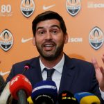 Newly appointed coach of Ukrainian soccer club Shakhtar Donetsk, Paulo Fonseca speaks during a news conference in Kiev