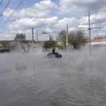 прорыв трубы горячая вода
