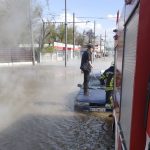 прорыв трубы горячая вода2
