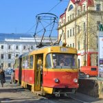 трамвай киев подол