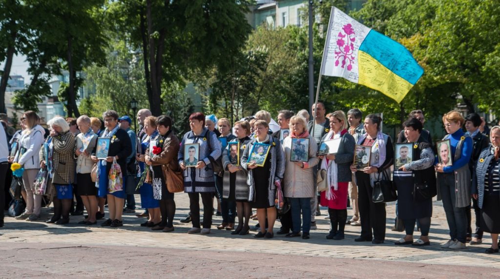 The solemn procession of dead Ukrainian soldiers’ mothers took place in