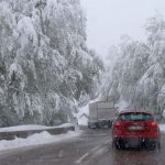 FRANCE-CORSICA-WEATHER-SNOW
