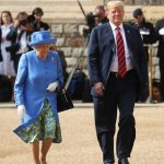 The President Of The United States And Mrs Trump Meet HM Queen