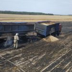 пожар поле грузовик 2