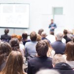 Audience in the lecture hall.