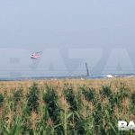 жесткая посадка самолета в кукурузном поле 1