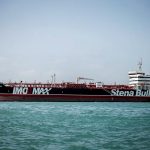 Stena Impero, a British-flagged vessel owned by Stena Bulk, is seen at undisclosed place off the coast of Bandar Abbas