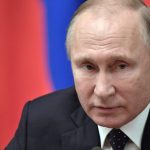 President Vladimir Putin meets with government members