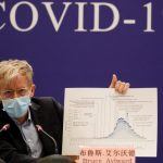 Bruce Aylward of the World Health Organisation (WHO) attends a news conference of the WHO-China Joint Mission on Covid-19 about its investigation of the coronavirus outbreak in Beijing