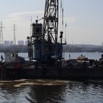 подводный коллектор на дне Днепра