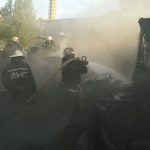 горела резина