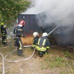 пожар гаражи